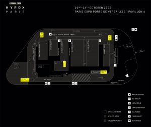 Plan hyrox expo porte de versailles 2025