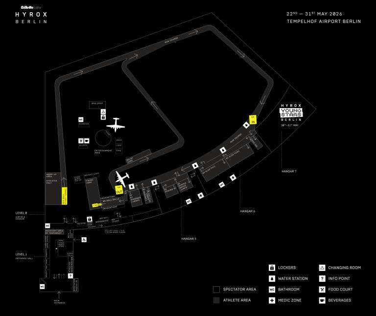 Map HYROX Berlin 2026