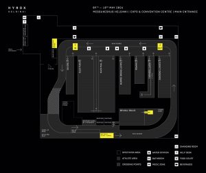 Map HYROX Helsinki 2026
