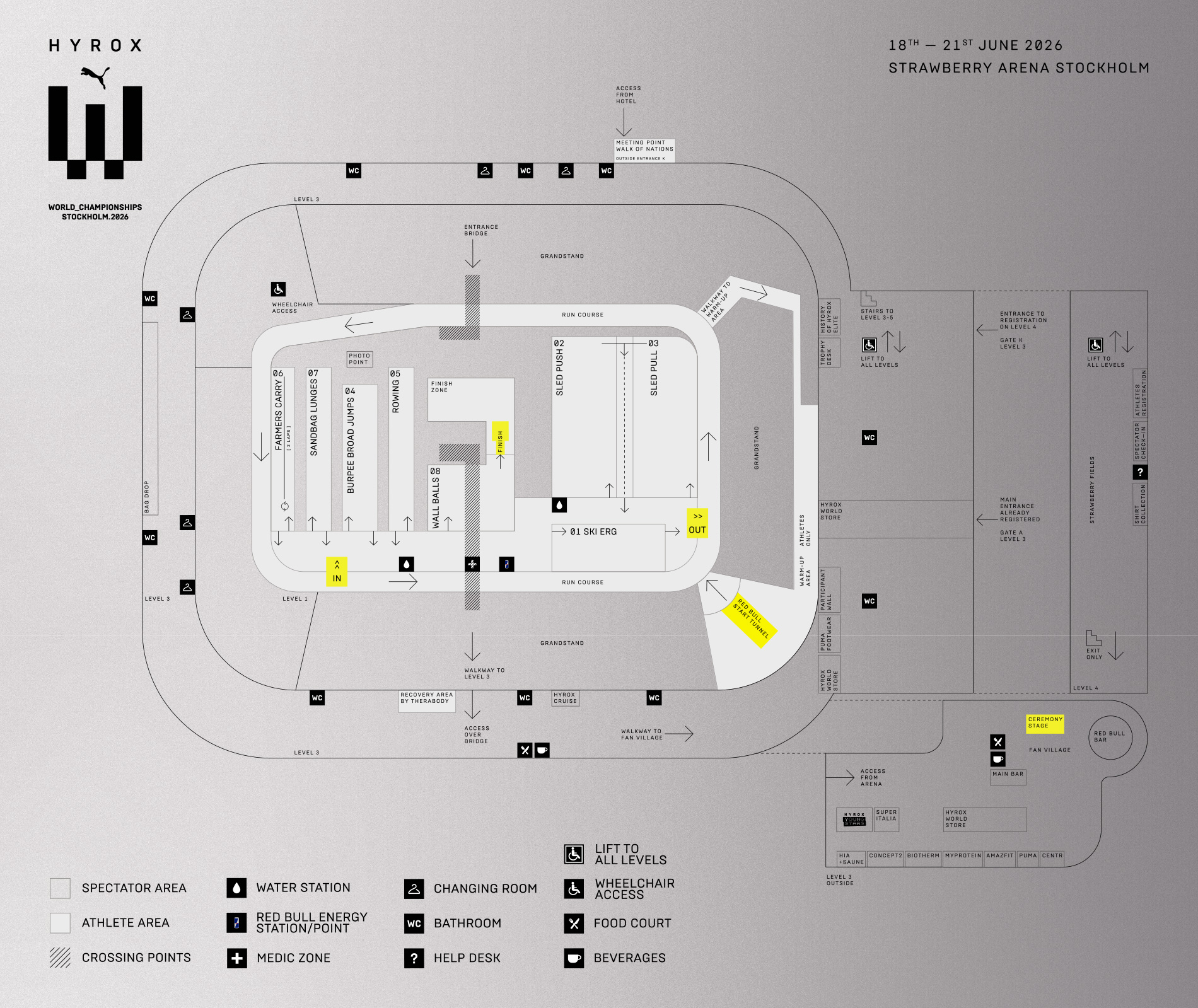 MAP HYROX Stockholm WC 2026