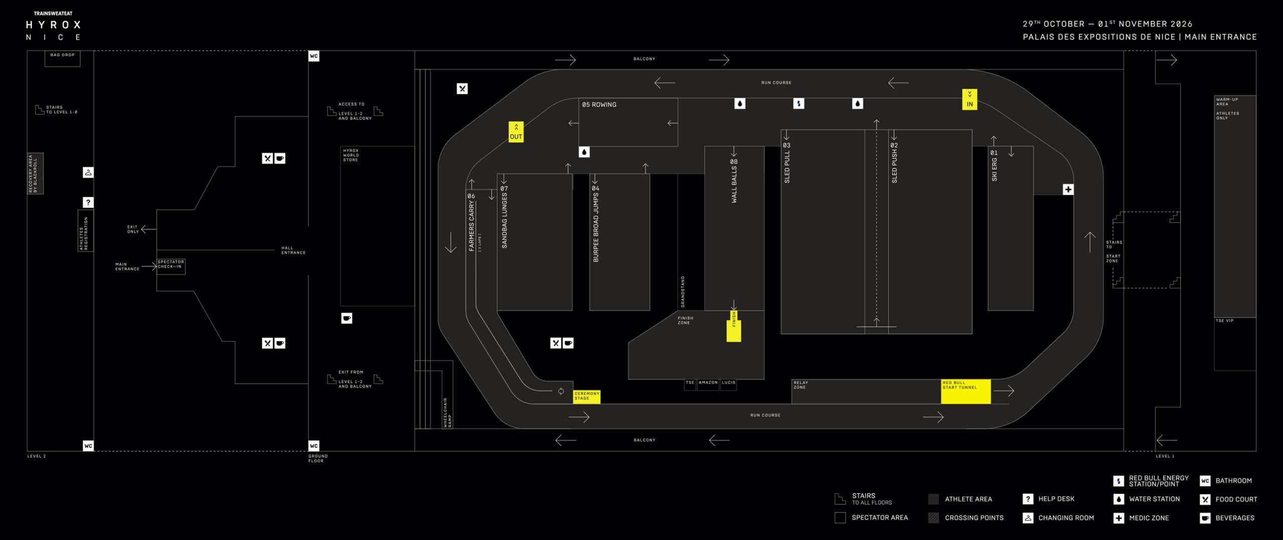 HYROX MAP Nice 2026